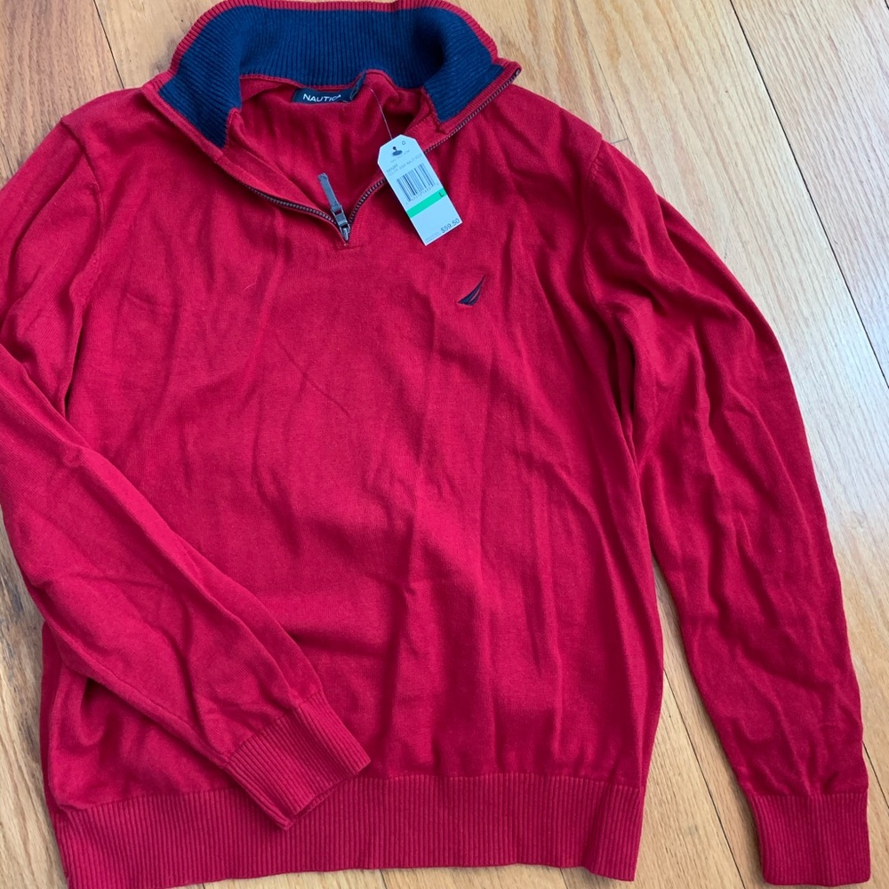 Men’s Nautica zip up sweater